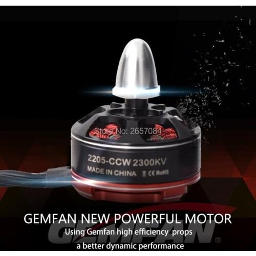 Gemfan Motor Brushless CW/CCW 2205 2300KV Brushless Motor for Quad FPV QAV250 Drone Original RC airplane model