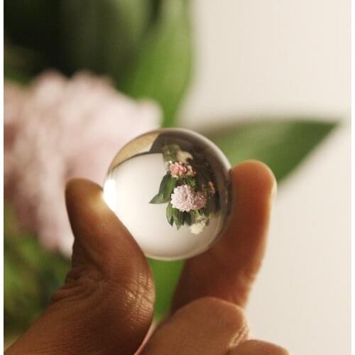 30/40/60mm Crystal Glass Ball Decor with Stotage Box Fengshui Decoration Craft Photo Prop Decor for Desk Office