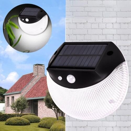 Powerful Outdoor Solar Wall Light IP65 Waterproof Motion Sensor Garden Garages Yard Landscape Decoration Lamp