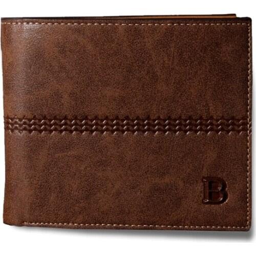 Male Fashion Purses Famous Brand Cheap Cash Wallets Male Coin Purse Bag Soft Case New Classic Card Holder Purse Wallets for Men