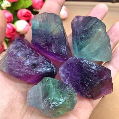 1 Pcs Natural Color Fluorite Tumbled Healing Reiki Obelisk Rough Collection Mineral Home Decor Gemstone Stone Specimen U1Y9