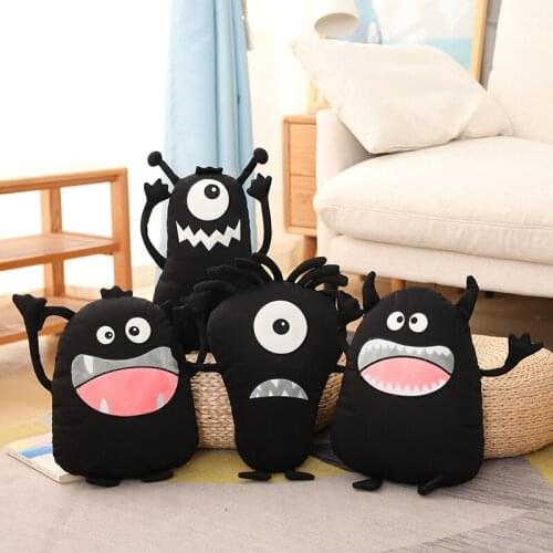 Brand new 35CM dark style ugly little monster doll cute funny plush toy pillow children girl birthday gift