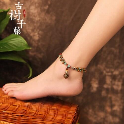 Peacock colors Wooden Bracelets