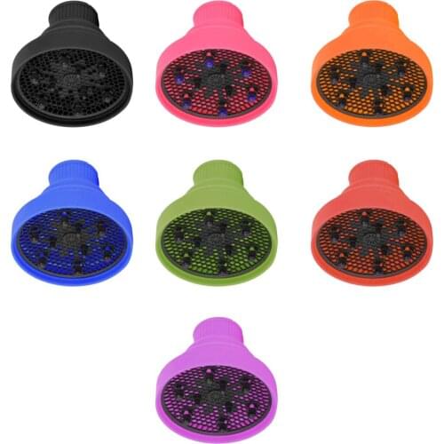 Foldable Blower Cover Salon Curly Attachment Lightweight for φ4-5cm Nozzle