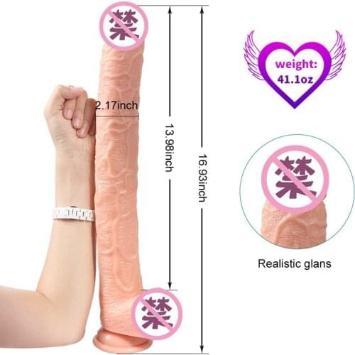 Super Jumbo European new simulation super large JJ penis fun adult sex products BIG sex toy LONG dildo lesbian favorite