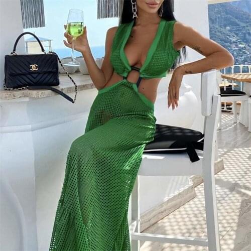 Townlike Green Summer Dresses