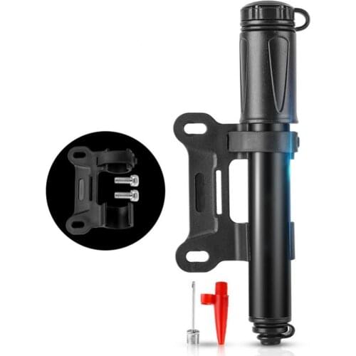 Bicycle mini portable small air pump with hose inflator MTB road bike air pump riding high pressure air pump