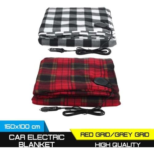 150x100 Cm Electric Heating Blanket Carpet Heated Mat Car Electric Blanket Seat Cover 12V Car Heating Blanket Energy Saving Warm