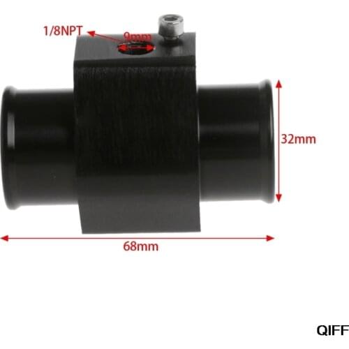 32mm Water Temp Temperature Joint Pipe Sensor Gauge Radiator Hose Adapter May06