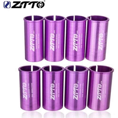 ZTTO Bicycle Seatpost Adapter Alloy Sleeve Convert Seat Post Tube Conversion Adapter 25.4 27.2 28.6 30.4 30.8 31.6 33.9 34.9