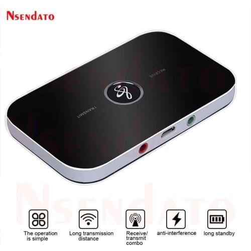 Bluetooth 5.0 Audio Receiver Transmitter 2 IN 1 RCA 3.5MM 3.5 AUX Jack USB Dongle Stereo Music Wireless Adapters For TV Car PC