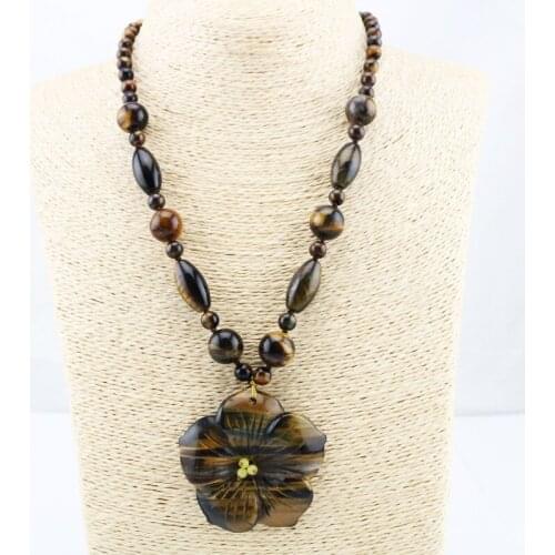 HAPROSE Box Beryl necklace fashion jewelry indian necklace Green Beryl Beads Ball Necklace Gift Round beads size