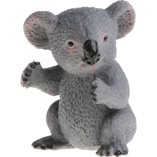 Cute Realistic Koala Bear Figure Kids Nature Toy Gift Home Room Ornament