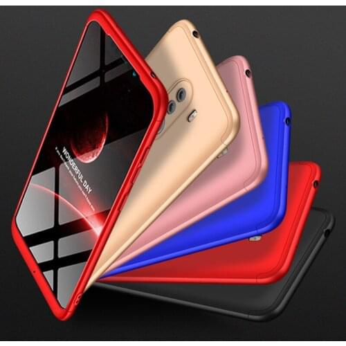 Fashion 360 Full Protection Shockproof Case for Xiaomi pocophone F1 3 in 1 Hard Matte Cover for pocophone F1 Phone Fundas Coque