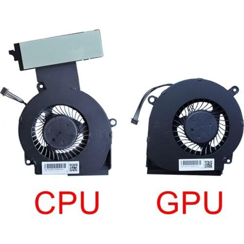 New Original CPU GPU Cooling Fan For HP Gaming NB WASD 4 5 pro IV Omen 15-DC TPN-Q211 L30203-001 L30204-001 G3D fan cooler