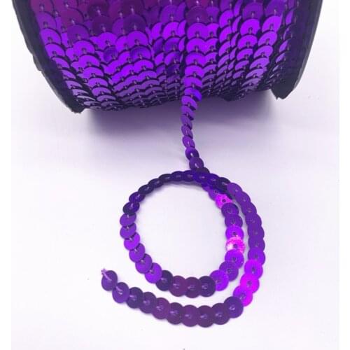 6mm 5Yards Sequin Flat Round Loose Sequins Crafts Paillette Sewing Clothes Decoration DIY Accessory Lentejuelas Para Coser#06