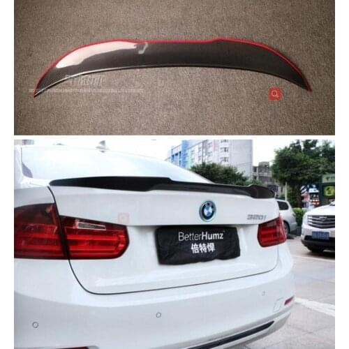 High quality Carbon Fiber Car Rear Trunk Lip Spoiler Wing Fits For BMW F30 3 Series 320i 318d 316d 328i 335i Saloon 2012-2019