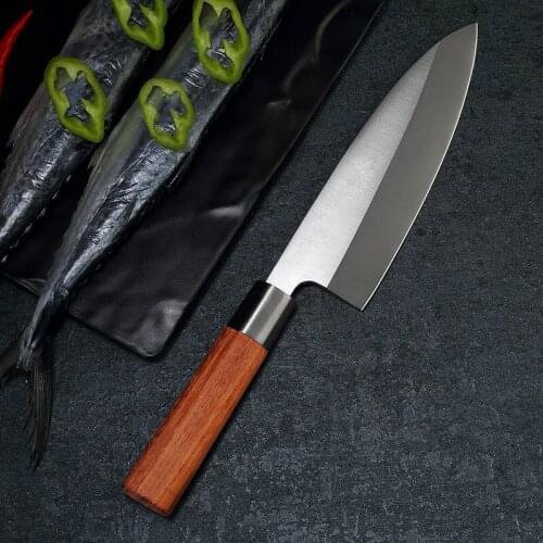LIUZHANGYU Professional Japanese Butcher Knife Deba Salmon Knife Chef Knive Kitchen Knifes Fish Fillet Cleaver Knives Tool