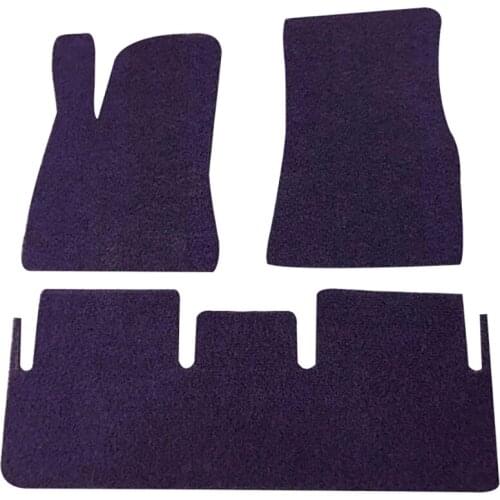 Hand-Stitched Carpet Car Floor Mats for Tesla Model 3 2017 2018 2019 Custom Fit Auto Liners Heavy Duty Floor Protection