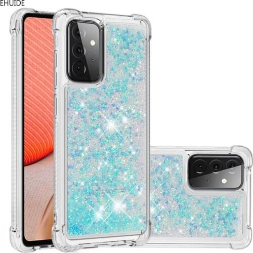 Quicksand Glitter Case For Samsung Galaxy A72 A03S A02 A82 A32 A42 A22 A52 M51 M31 A21S A51 A71 Liquid Shockproof Soft TPU Cover
