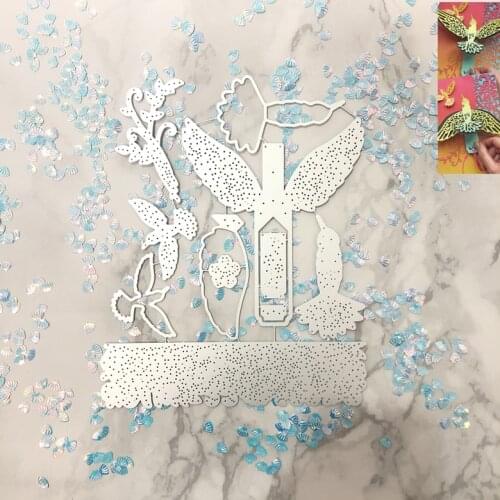 Bird Transparent Clear Stamps and dies for DIY Scrapbooking/Card Making/Kids Christmas Fun Decoration Supplies
