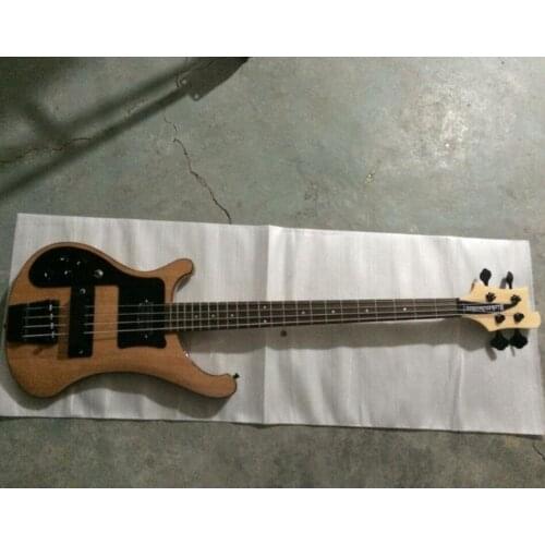 Rickenback 4 strings 4003 fireglo custom bass guitar Natural Finish Ricken bass stereo two output injack