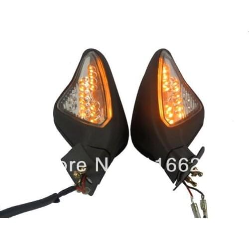 Freeshipping Turn Signal Light Rear Mirror for DUCATI 848 1098 1098S 1098R 1198 1198S 1198R
