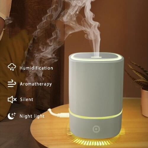 USB Humidifier Portable Aromatherapy Diffuser with Night Light for Home Essential Oil Diffuser Nano Mist Sprayer