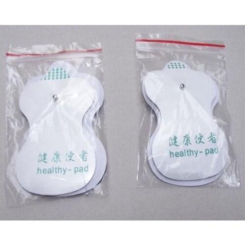 Health Care! 100pcs/lot NEW White Electrode Pads For Tens Acupuncture Digital Therapy Machine With High Quality Free Shipping