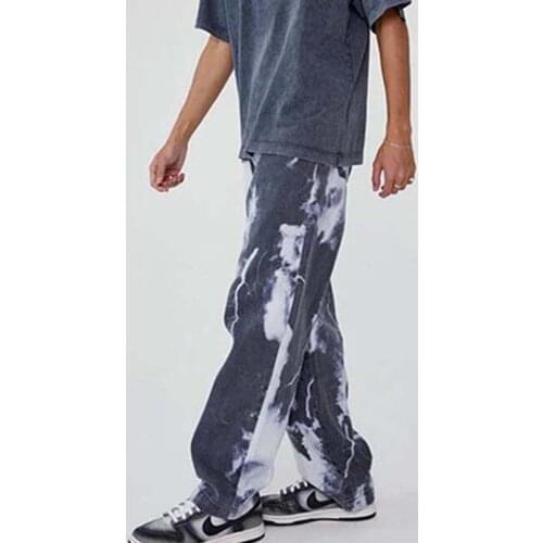 ZHANLINWU Loose Jeans For Men