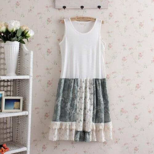 Vintage cute jurk robe de plage praia lolita mori girl hippie boho bohemian dress tunique patchwork rockabilly lace maxi woman