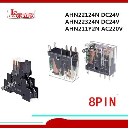 100%Original New Relay AHN211Y2N AHN22324N AHNA21T AHN22124N DC24V 24VDC AC220V electromagnetic power relay module
