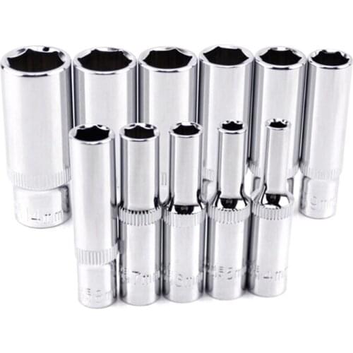 11 Piece Corrosion Resistance with chromium Plating Easy to Store and Stainless Steel Material Socket Accessory Set