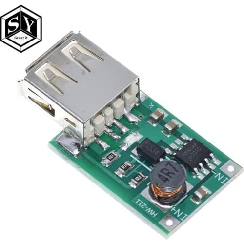 2V-5V To 5V 1200MA USB Output Boost Converter Mini DC-DC Step-up Power Module Lithium Battery Charger Board For Phone Camera