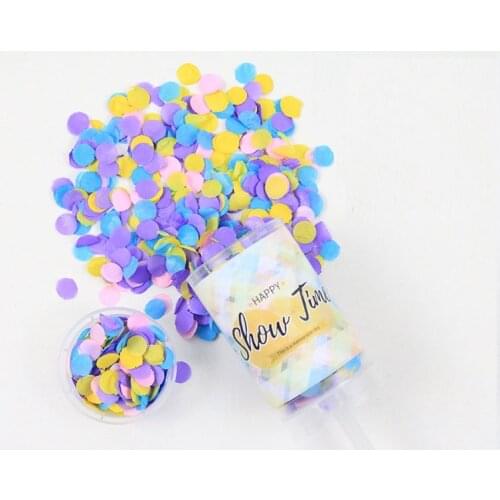 20pcs Confetti Push Tube Party Poppers Indoor Outdoor For Party New Years Eve Wedding Celebrations Shoot Streamers