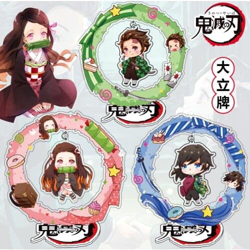 2020 Demon Slayer: Kimetsu no Yaiba Manga Stands Kamado Tanjirou Cosplay Figure Desk Stand Fans Collection Toy