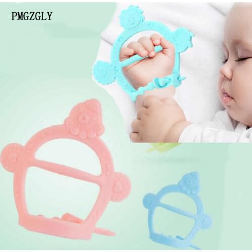 Kids Chew Tooth Toys Baby Dental Care Strengthening Tooth Training Baby Teether Safety Silicone Fruit Teethers for Baby Infant