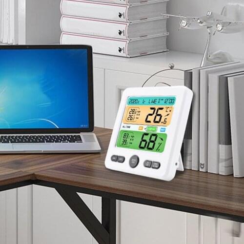 Thermometer Hygrometer Home Temp Humidity Gauge Accurate Alarm