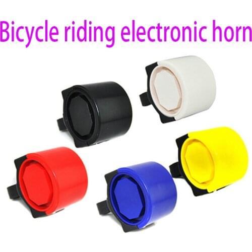 Bicycle riding electronic horn mountain bike bell bicycle horn bicycle color electric horn warning bell