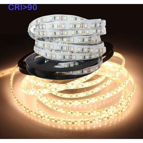 3Years Guarantee CRI>90+Ra Ruban 12V LED Strip Lights 2835 Warm White 120leds/m,8MM PCB Non-waterproof