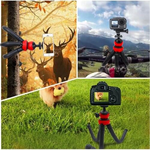 Powerful Tripod for Camera Flexible Smartphone Tripod Holder Sproting Tripod Holder for Gopro Sports Camera Stativ for Phone