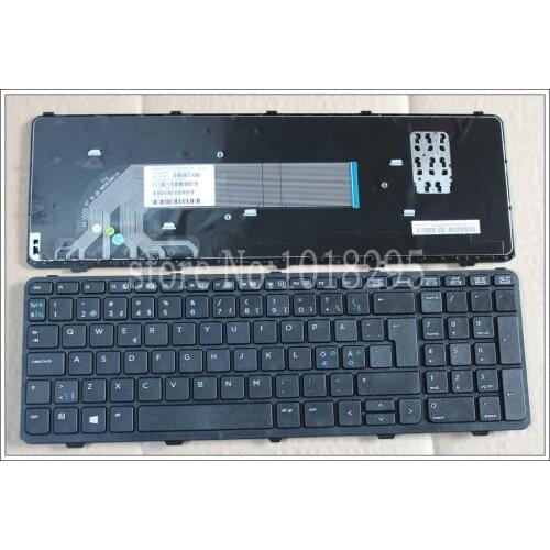 NEW for HP PROBOOK 450 GO 450 G1 455 G1 450-G1 470 G1,470 G2 450 G2 768787-DH1 Laptop keyboard NORDIC with frame