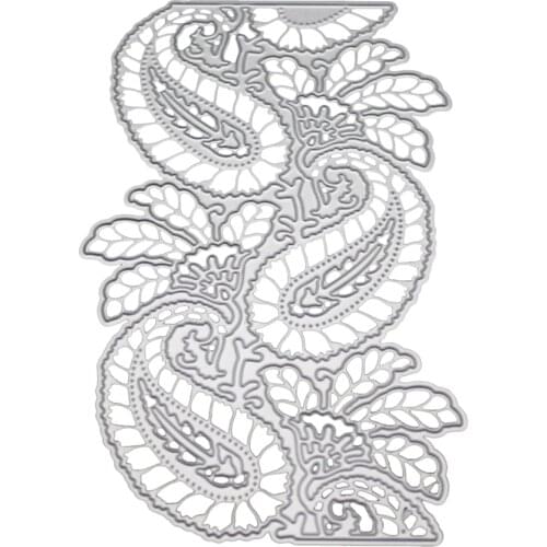 2021 New New Leaf Background Metal Cutting Dies Stencil DIY Scrapbooking Album Stamp Paper Card Embossing Craft Decor