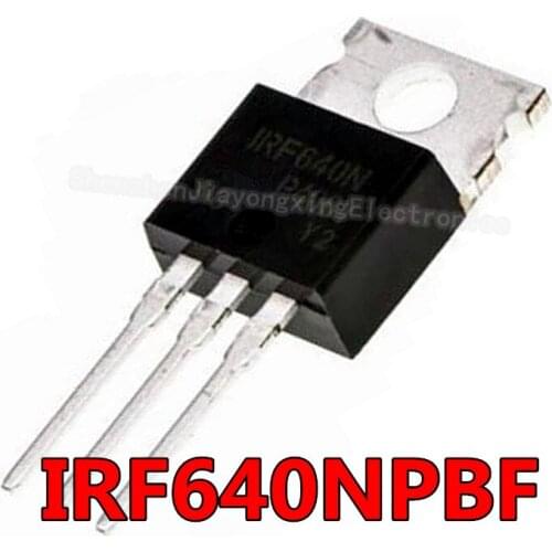 10PCS IRF640N TO220 640 IRF640NPBF IRF640 TO-220 new and original IC Chipset