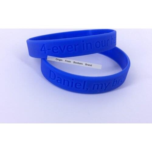 Wholesale Free ship+ custom 202x12x2mm cheap promotion logo engrave/debossed round rubber silicon bangle/wristband