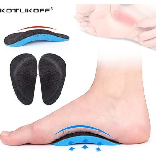 Insole Orthotic Professional Arch Support Insole Flat Foot Corrector Shoe Cushion Insert Self-Adhesive Orthopedic Pad Unisex
