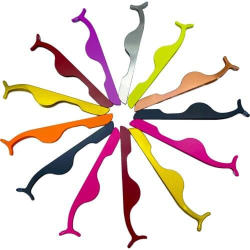 Eyelash Tweezers Professional Eyelashes Extension Curler Nipper Makeup Lash Applicator Remover Clip Cosmetic Tools Wholesale