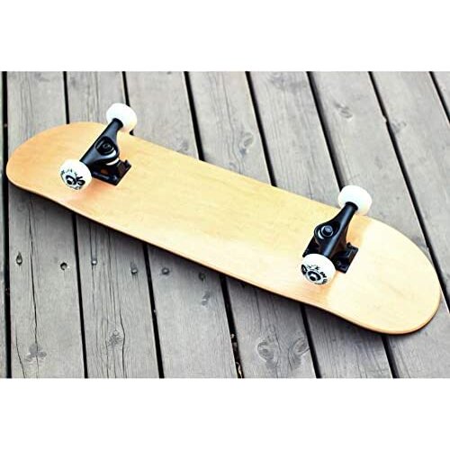 Skateboard 31.5 Inches,7-Layer Canadian Maple Double Tilted Deck ABEC-7 Bearing Adult Beginner , Standard Skateboard and Tools