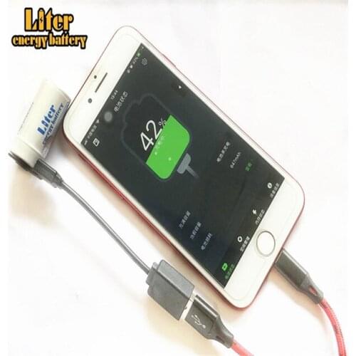 USB New products !! High Power 18350 battery 1000mah 3.7v usb diy power bank li-ion usb 18350 battery 1000mAh