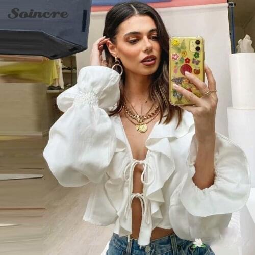 VISKARRY White Blouses